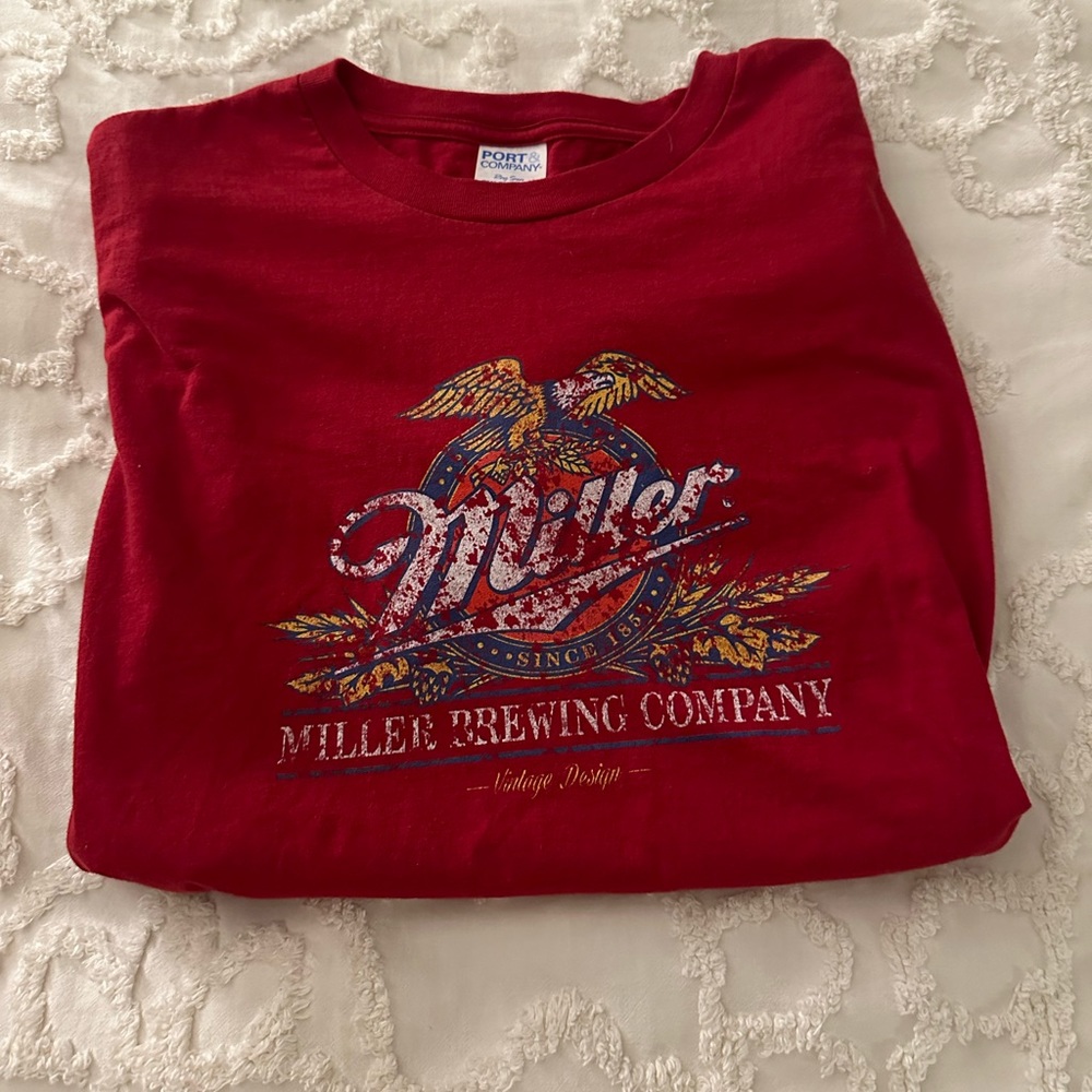 Miller beer tee